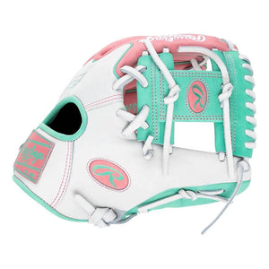 Rawlings Heart of the Hide PROR204W-2PW Baseball Glove pink/white/mint