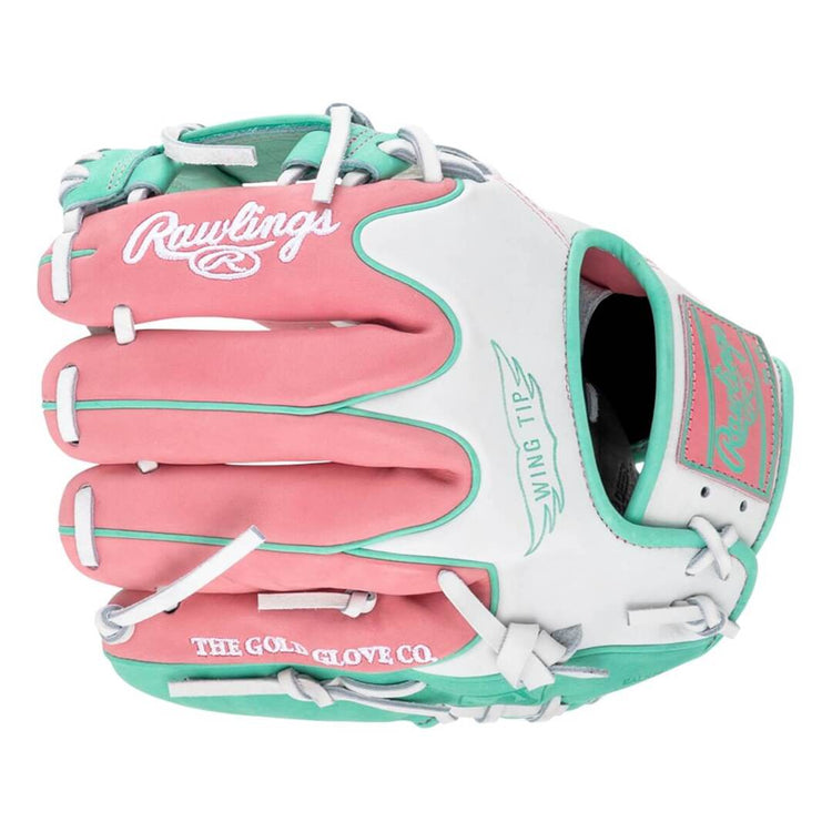 Rawlings Heart of the Hide PROR204W-2PW Baseball Glove pink/white/mint