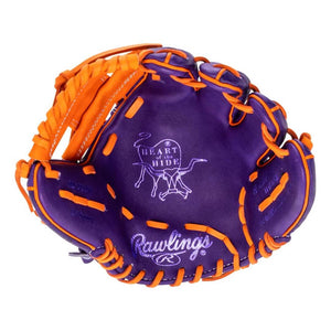Rawlings Heart of the Hide PROR204WU-2PUO Baseball Glove purple/orange