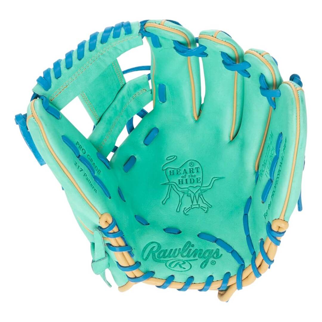 Rawlings Heart of the Hide PROR2175-2M Baseball Glove mint green /blue
