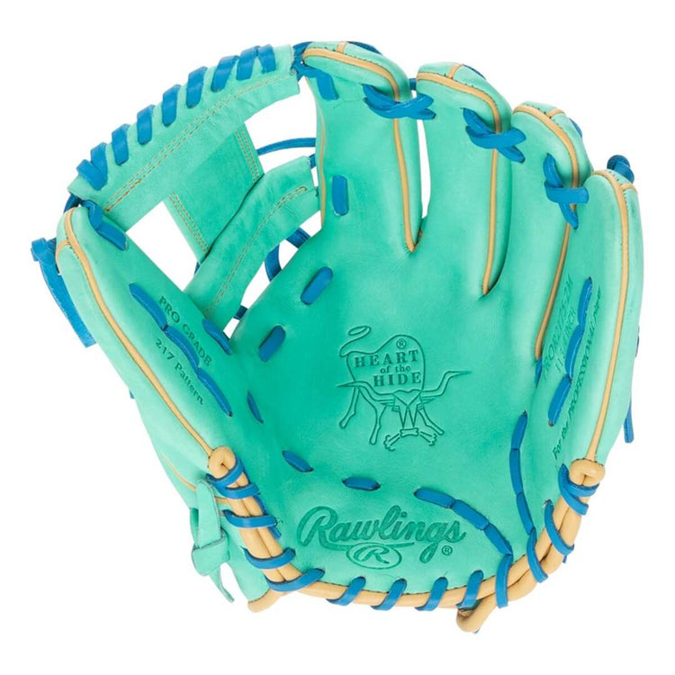 Rawlings Heart of the Hide PROR2175-2M Baseball Glove mint green /blue