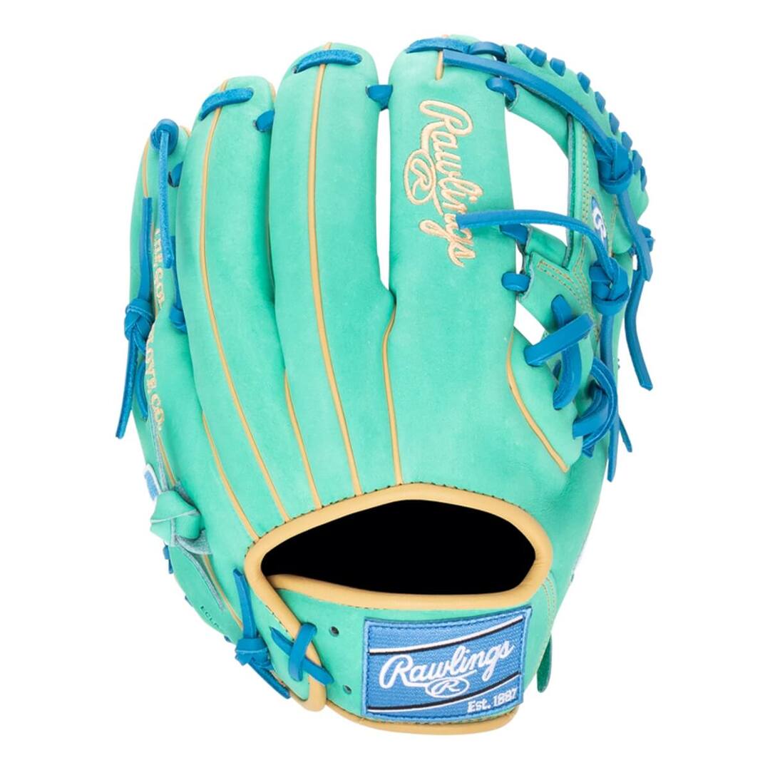 Rawlings Heart of the Hide PROR2175-2M Baseball Glove mint green /blue