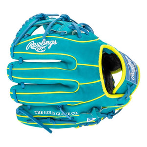 Rawlings Heart of the Hide PROR234U-2TEY Baseball Glove blue/yellow