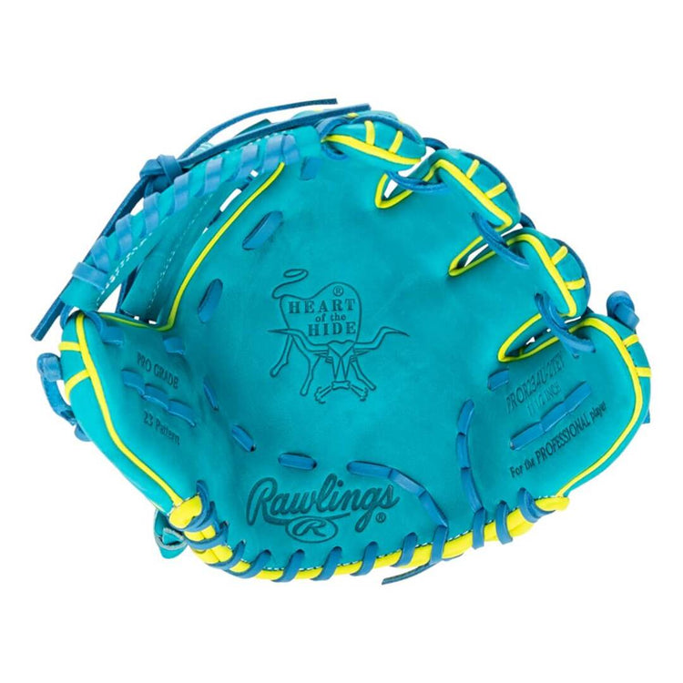 Rawlings Heart of the Hide PROR234U-2TEY Baseball Glove blue/yellow