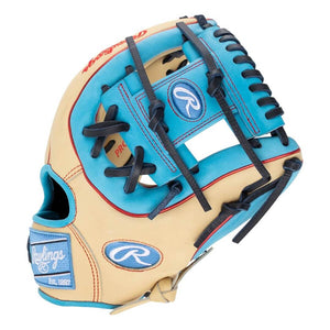 Rawlings Heart of the Hide PROR314-2CCB Baseball Glove camel/blue