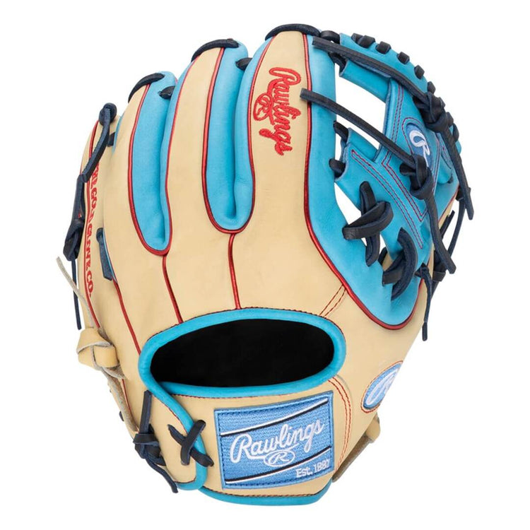 Rawlings Heart of the Hide PROR314-2CCB Baseball Glove camel/blue