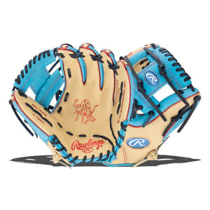 Rawlings Heart of the Hide PROR314-2CCB Baseball Glove camel/blue