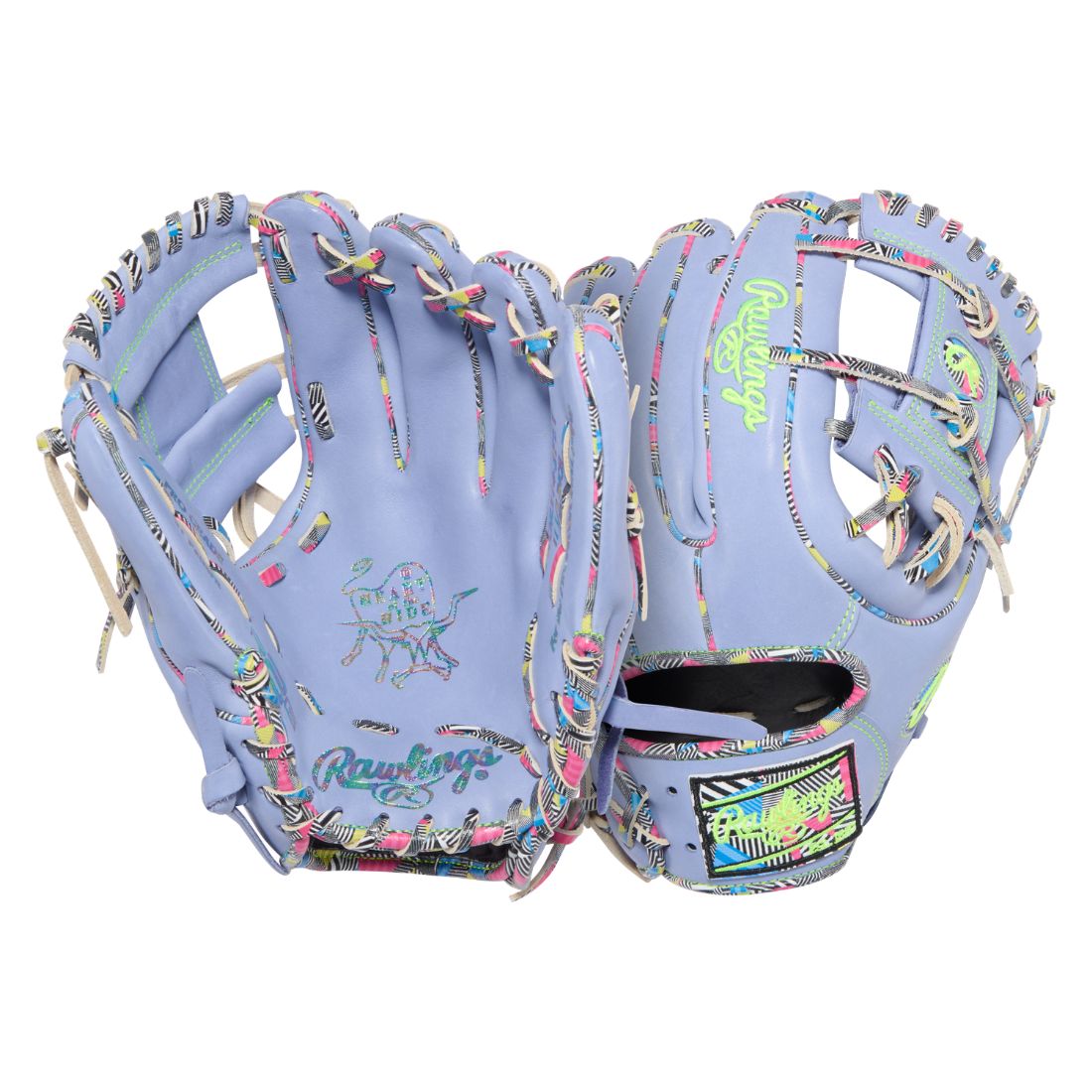 Rawlings Heart of the Hide PROR314-2PE Color Sync 10.0 Baseball Glove lilac