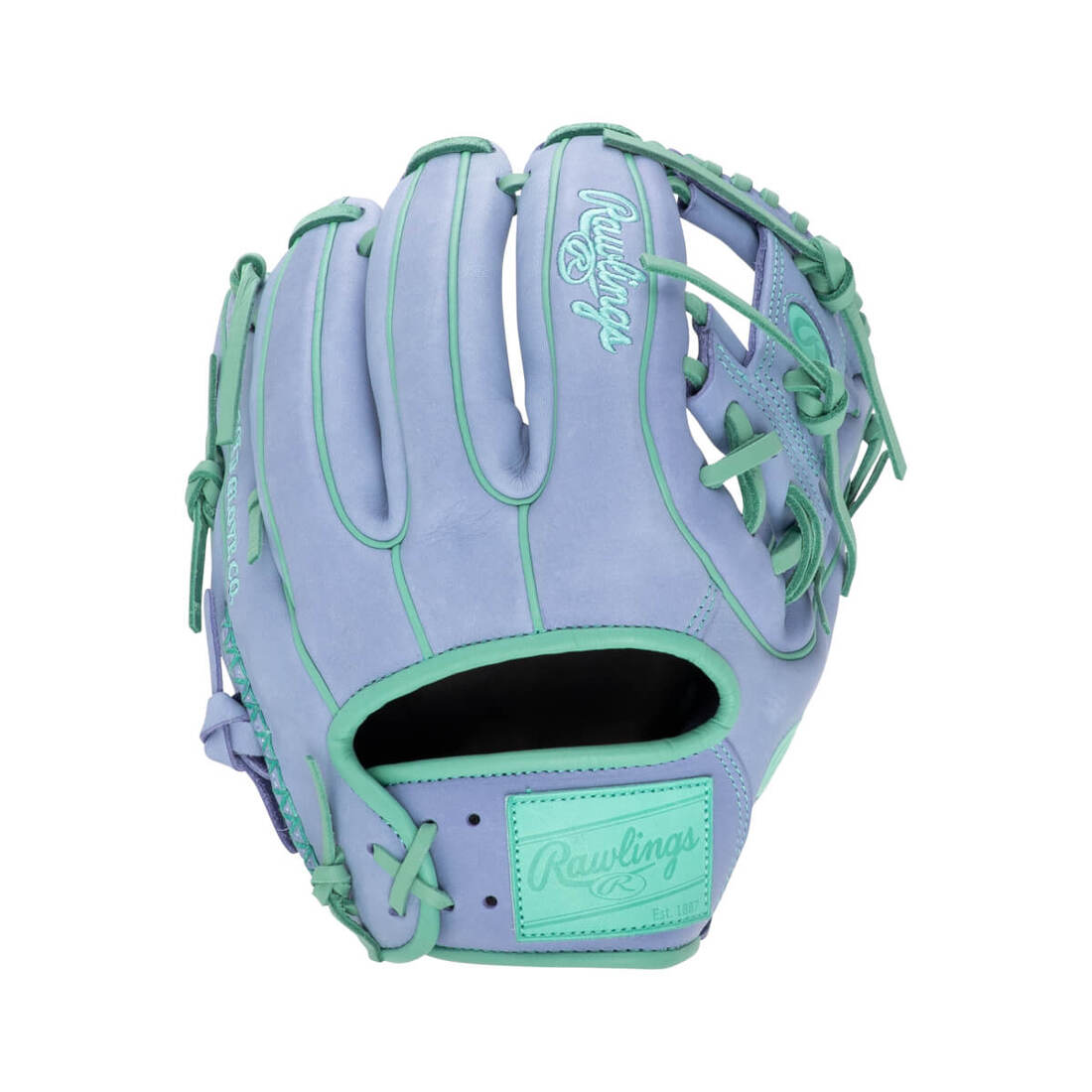 Rawlings Heart of the Hide PROR314-2PE Color Sync 10.0 Baseball Glove Periwinkle/Mint