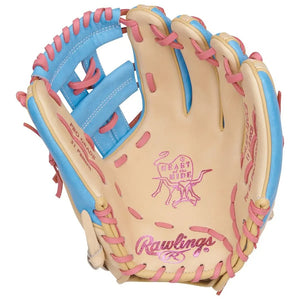 Rawlings Heart of the Hide PROR314-32CCB Baseball Glove camel/ blue