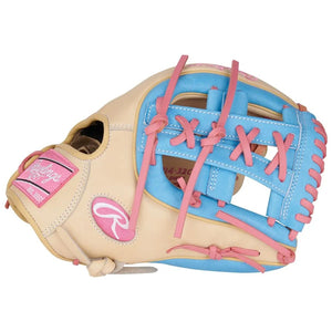 Rawlings Heart of the Hide PROR314-32CCB Baseball Glove camel/ blue