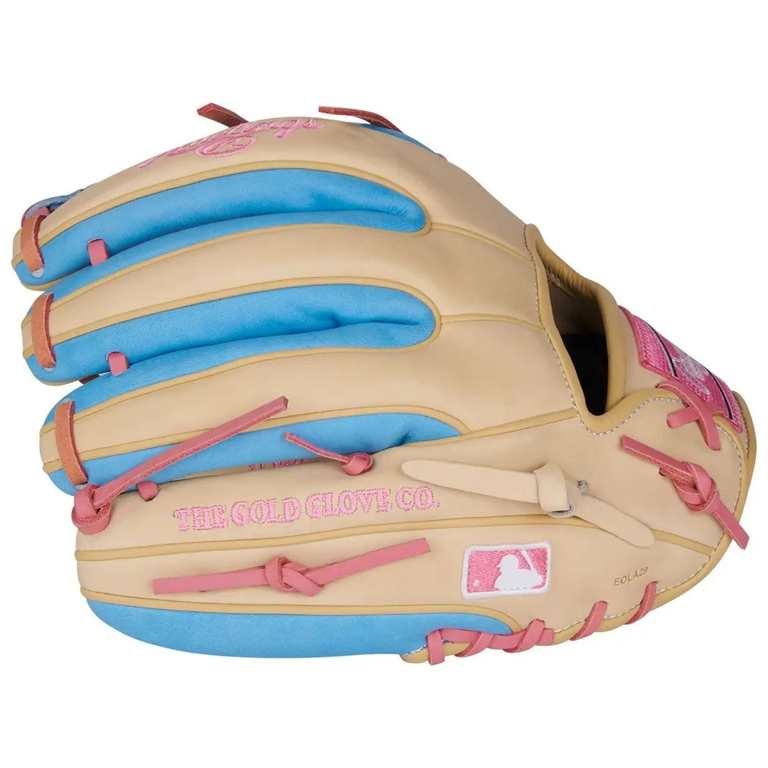 Rawlings Heart of the Hide PROR314-32CCB Baseball Glove camel/ blue