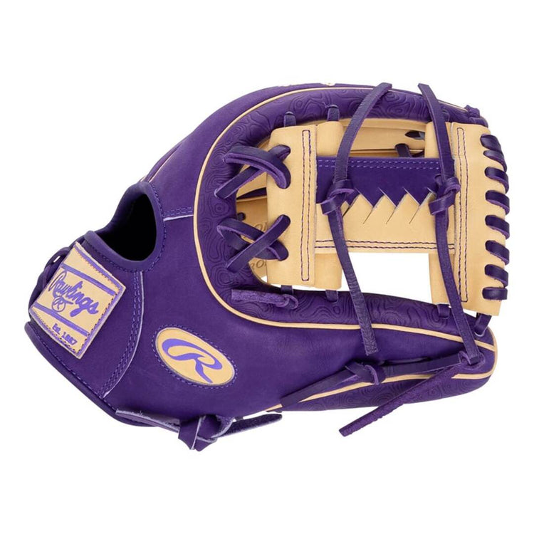 Rawlings Heart of the Hide PROR315-2WC Baseball Glove purple/camel