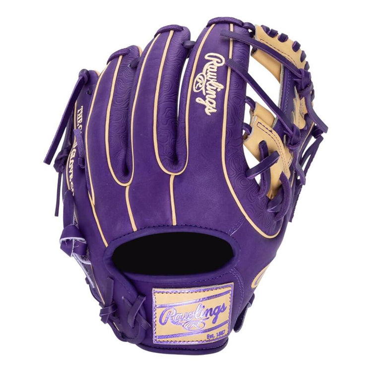 Rawlings Heart of the Hide PROR315-2WC Baseball Glove purple/camel