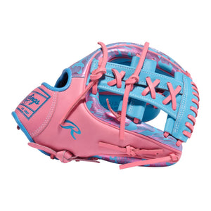 Rawlings Heart of the Hide PROR315-32CBP Color Sync 10.0 Baseball Glove blue/pink