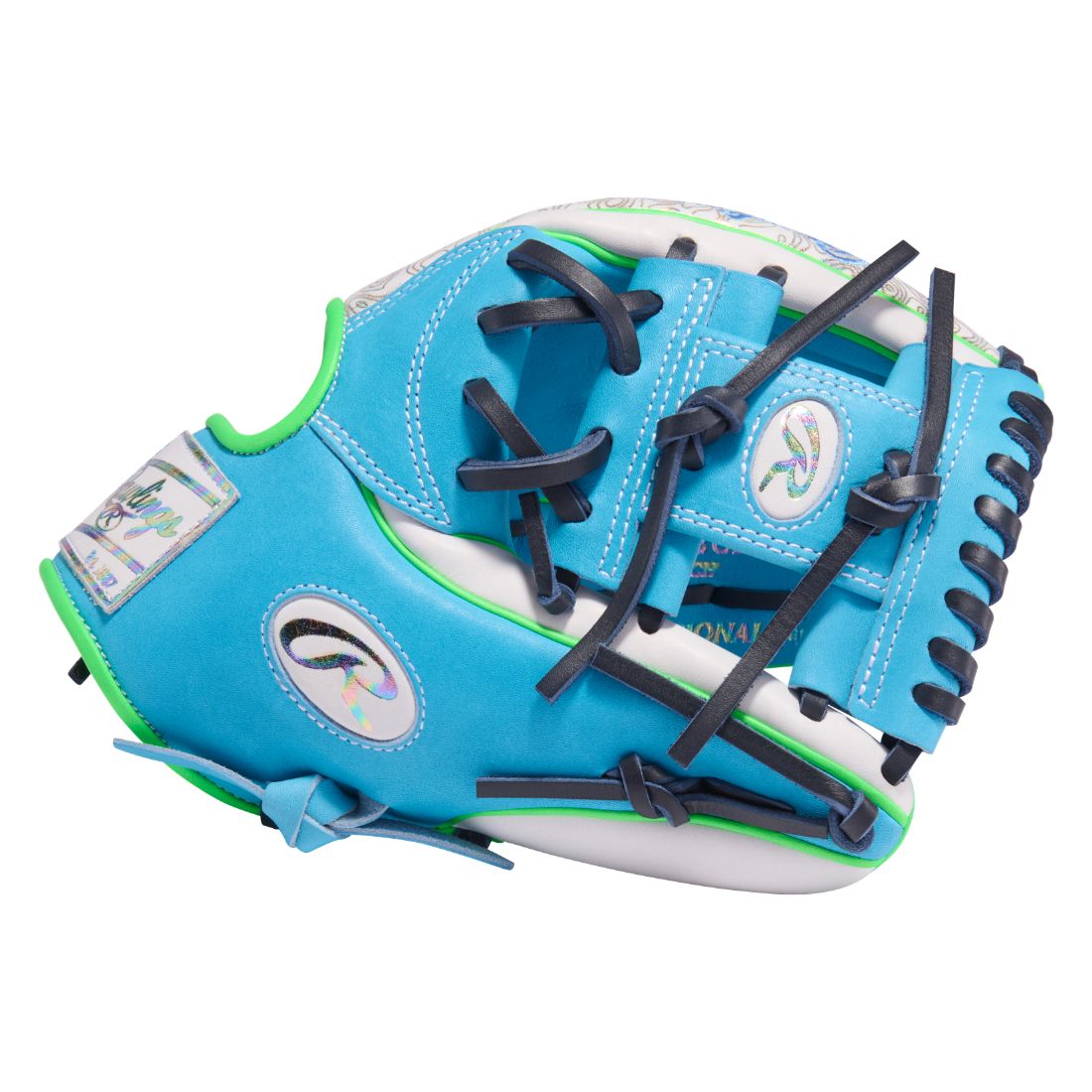 Rawlings Heart of the Hide PROR934-2CBW Color Sync 10.0 Baseball Glove grey/blue