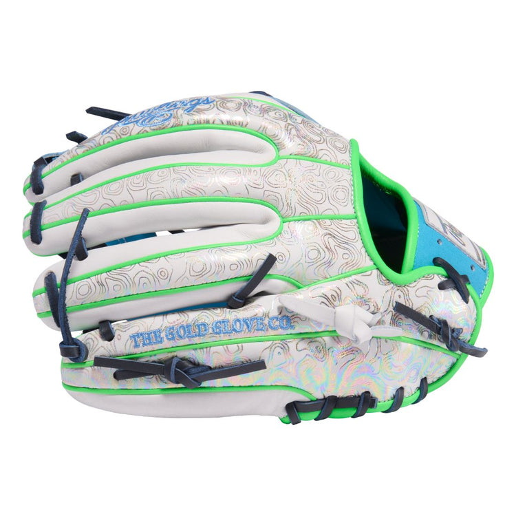 Rawlings Heart of the Hide PROR934-2CBW Color Sync 10.0 Baseball Glove grey/blue
