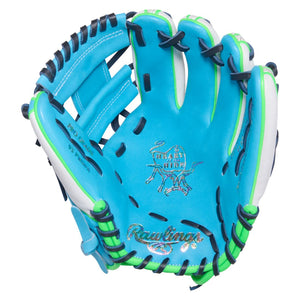 Rawlings Heart of the Hide PROR934-2CBW Color Sync 10.0 Baseball Glove grey/blue
