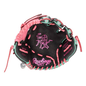 Rawlings Heart of the Hide PROR934-2DSP Baseball Glove black/grey/pink