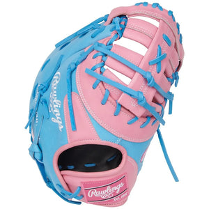 Rawlings Heart of the Hide PRORDCTU-10PCB First Base Mitt blue/pink