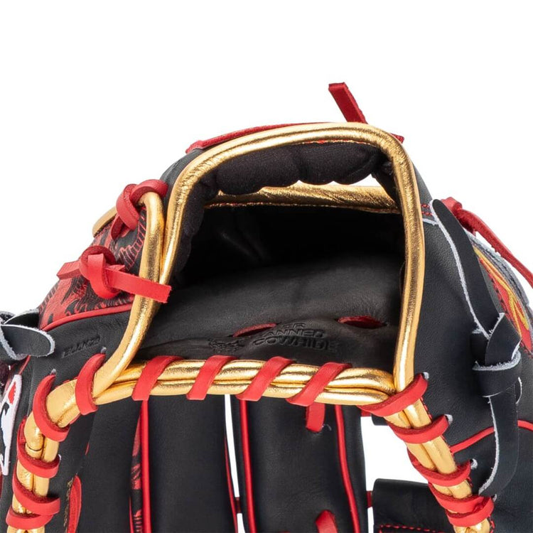 Rawlings Heart of the Hide PRORNA28N Baseball Glove black/red