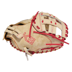 Rawlings Heart of the Hide PROCM33FP-24CS Softball Catcher's Mitt camel/red