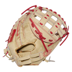 Rawlings Heart of the Hide PROCM33FP-24CS Softball Catcher's Mitt camel/red