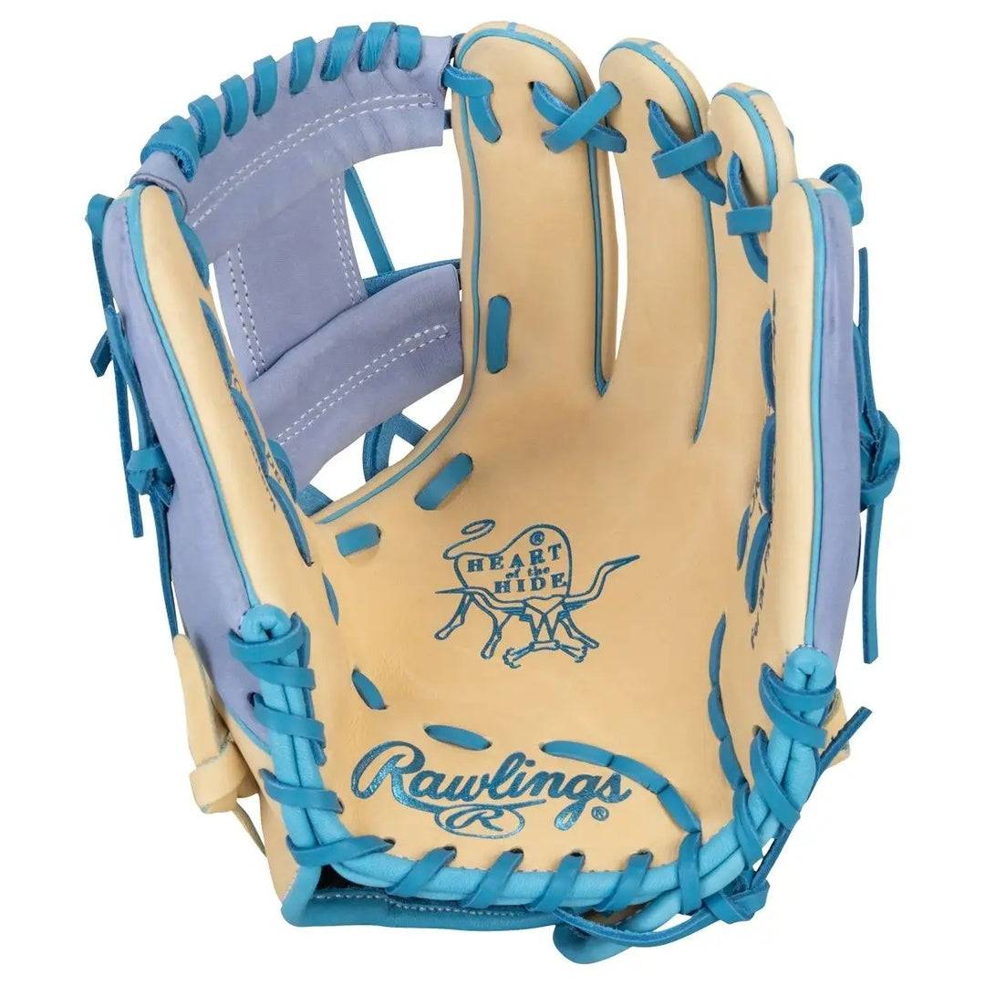 Rawlings Heart of the Hide PROR204U-2CPE Baseball Glove Camel/Periwinkle