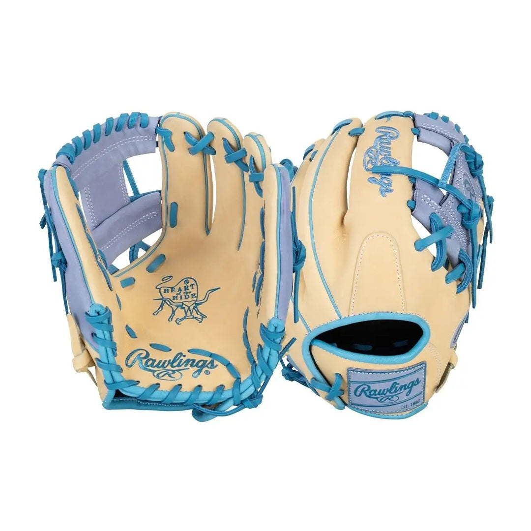 Rawlings Heart of the Hide PROR204U-2CPE Baseball Glove Camel/Periwinkle