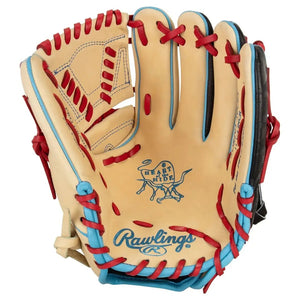 Rawlings Heart of the Hide PROR205-30CBS Baseball Glove camel/black/red
