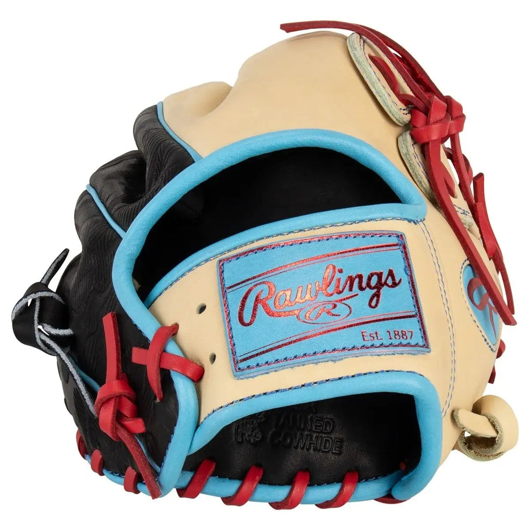 Rawlings Heart of the Hide PROR205-30CBS Baseball Glove camel/black/red