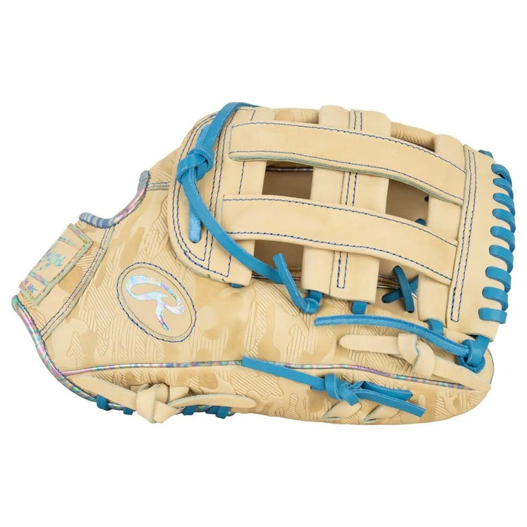 Rawlings Heart of the Hide PROR3028U-6CC Baseball Glove camel/blue