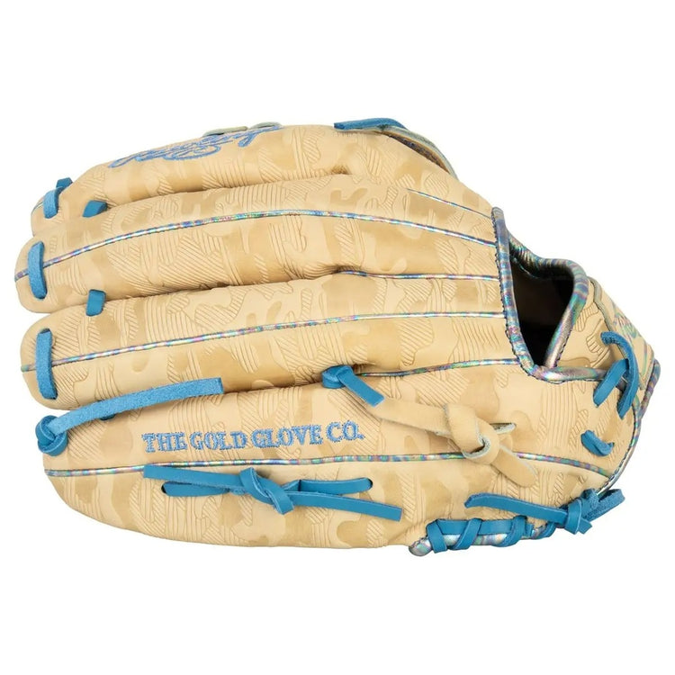 Rawlings Heart of the Hide PROR3028U-6CC Baseball Glove camel/blue