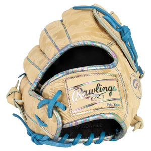 Rawlings Heart of the Hide PROR3028U-6CC Baseball Glove camel/blue