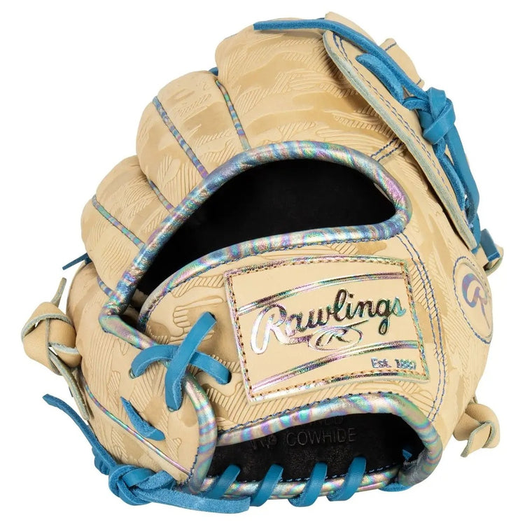 Rawlings Heart of the Hide PROR3028U-6CC Baseball Glove camel/blue