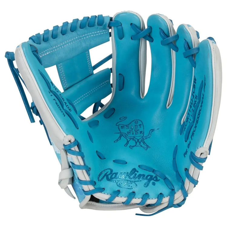 Rawlings Heart of the Hide PROR314U-2CBW Contour Fit Baseball Glove blue/white