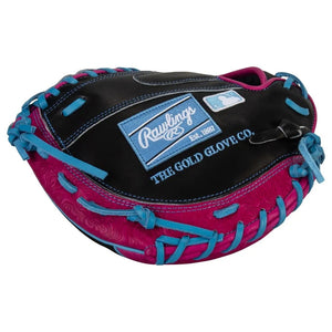 Rawlings Heart of the Hide PRORCM325U-23B Contour Fit Baseball Catcher's Mitt black/berry/blue