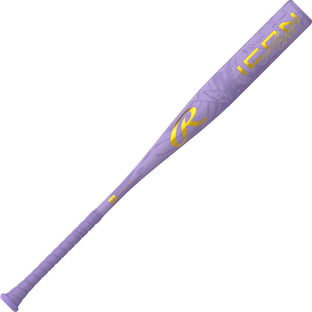 Rawlings Icon -3 Chosen One BBCOR Baseball Bat lilac purple