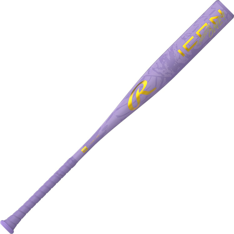 Rawlings Icon -3 Chosen One BBCOR Baseball Bat lilac purple