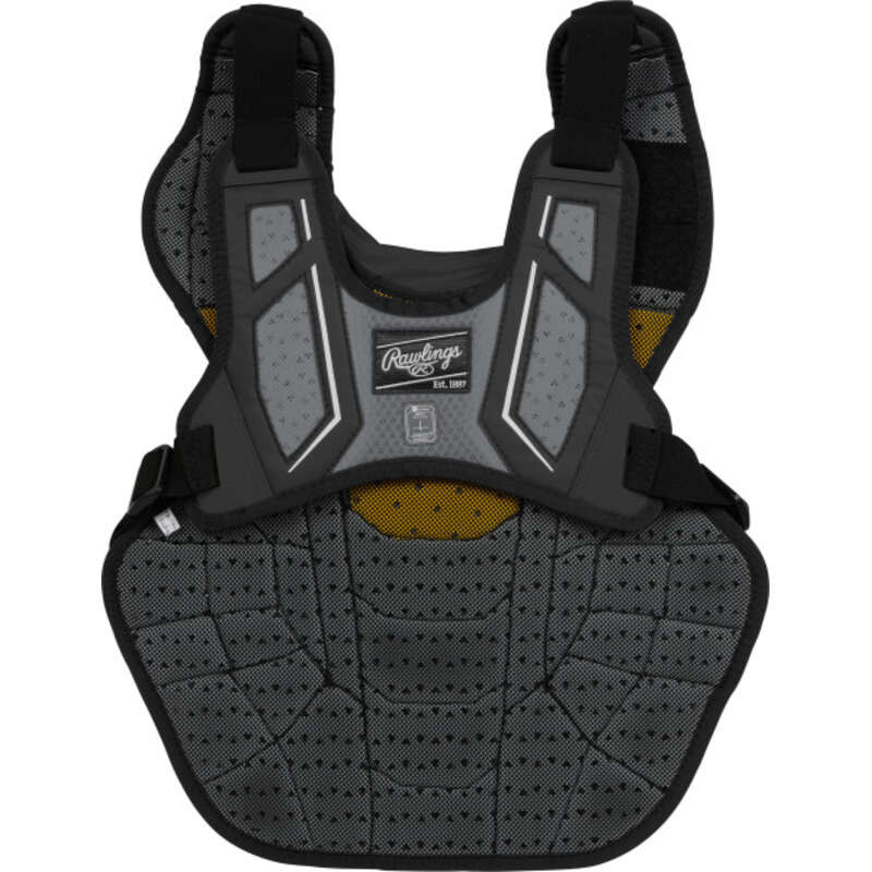 Rawlings Intermediate Velo 2.0 CPV2NI Catcher's Chest Protector Black/Graphite