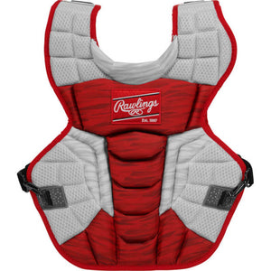 Rawlings Intermediate Velo 2.0 CPV2NI Catcher's Chest Protector Red/White