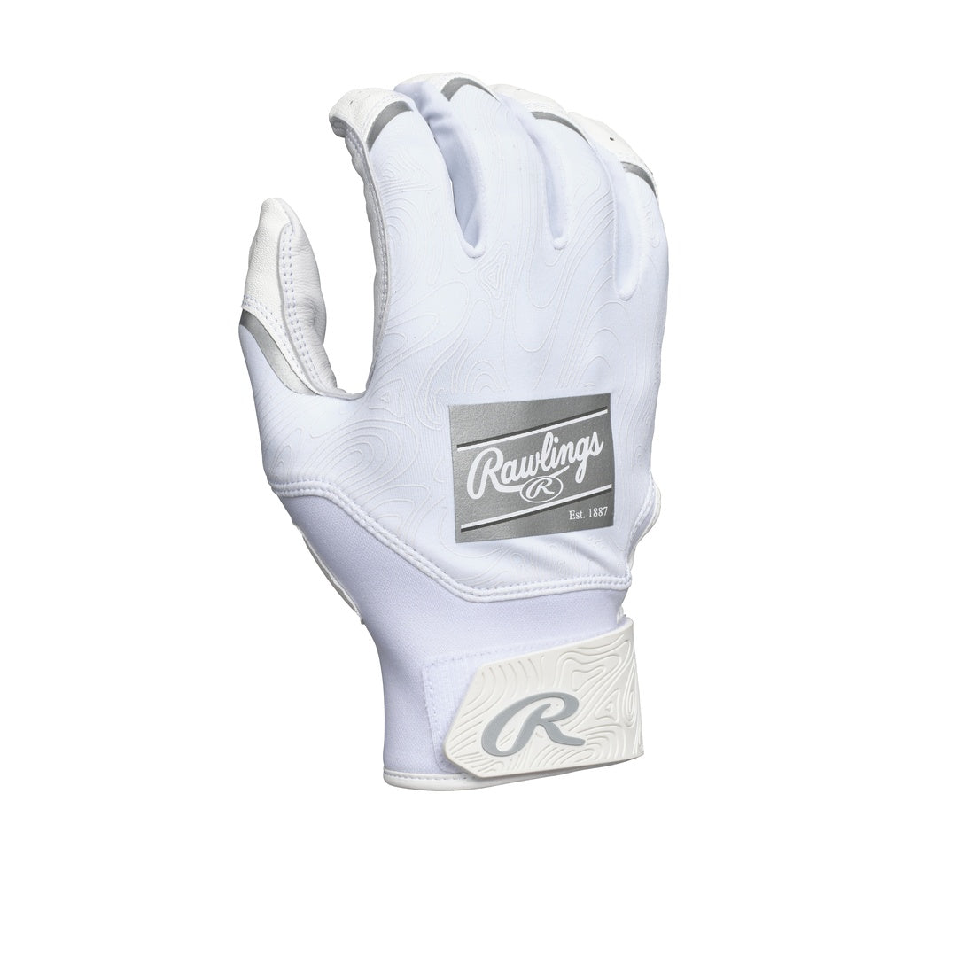 Rawlings Junior Clout Batting Gloves white