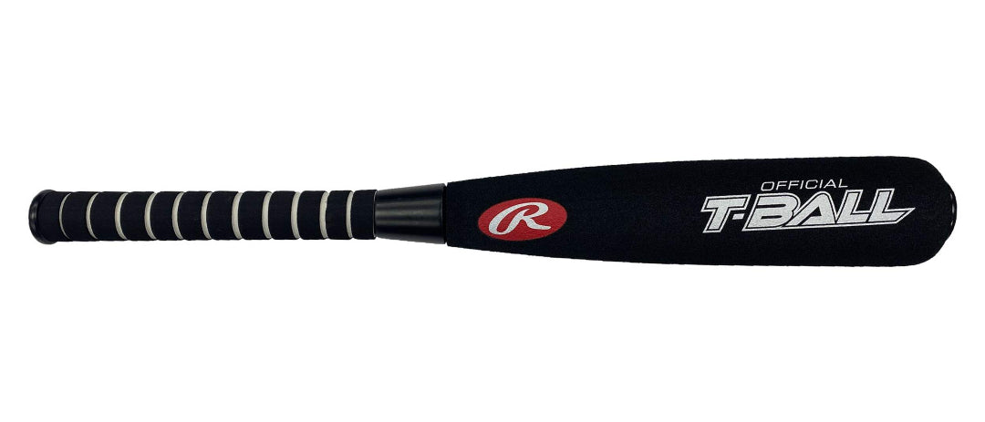 Rawlings Junior Foam Bat Ball & Glove Combo black