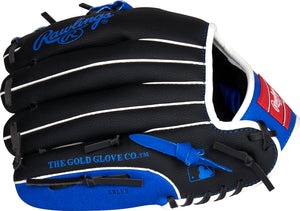 Rawlings Junior Playmaker PM110IRB-6/0 Baseball Glove black/blue