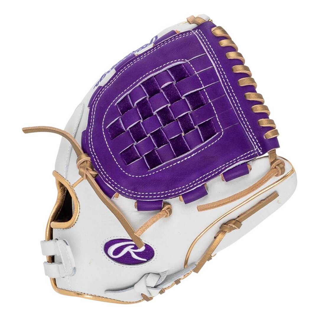 Rawlings Liberty Advanced RLA120-3WPUG Softball Glove white/purple
