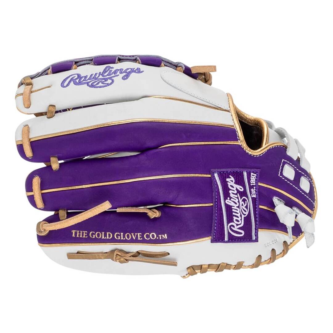 Rawlings Liberty Advanced RLA120-3WPUG Softball Glove white/purple