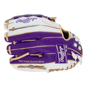 Rawlings Liberty Advanced RLA120-3WPUG Softball Glove white/purple