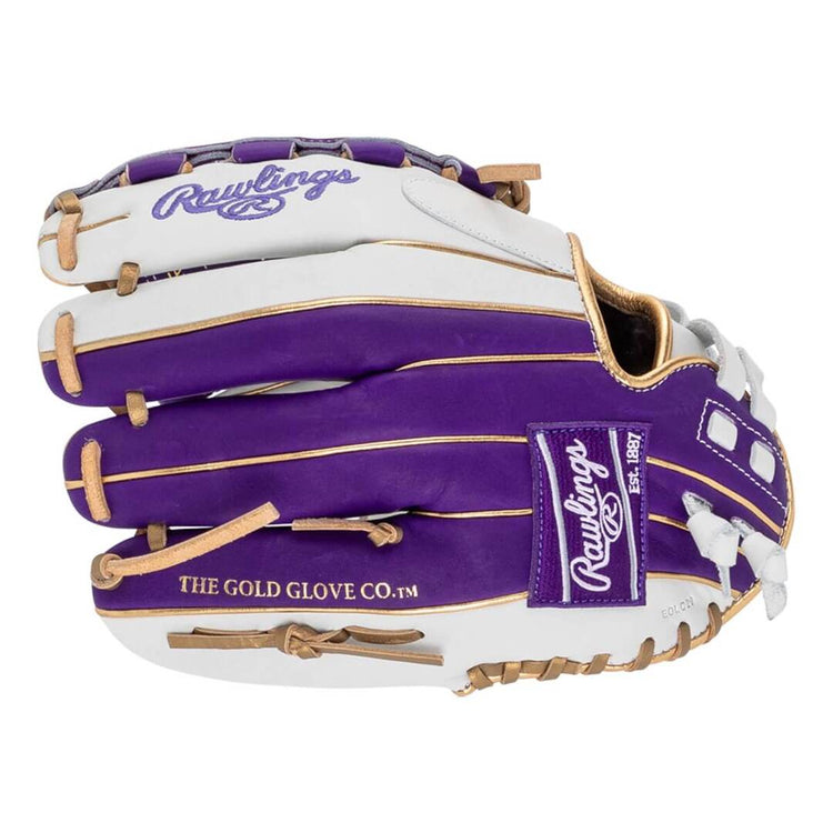 Rawlings Liberty Advanced RLA120-3WPUG Softball Glove white/purple
