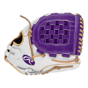 Rawlings Liberty Advanced RLA120-3WPUG Softball Glove white/purple