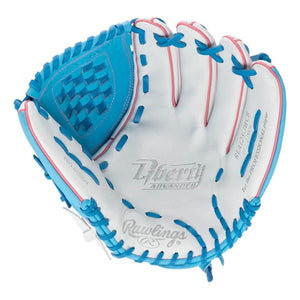 Rawlings Liberty Advanced RLA125-3WCB Softball Glove white/blue